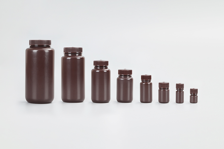 HDPE Ruskeat reaktiivipullot